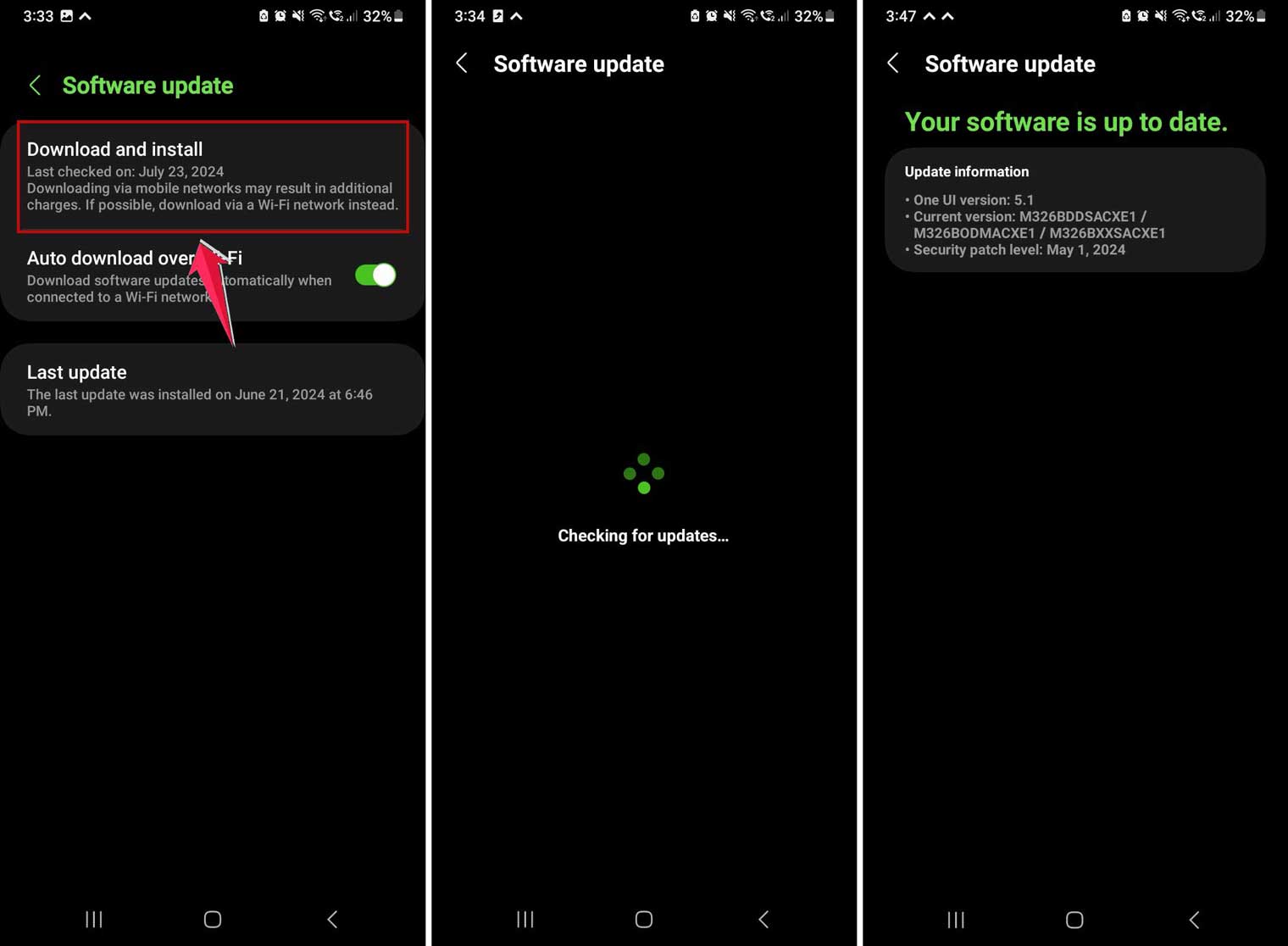 check for updates in android check for updates in android