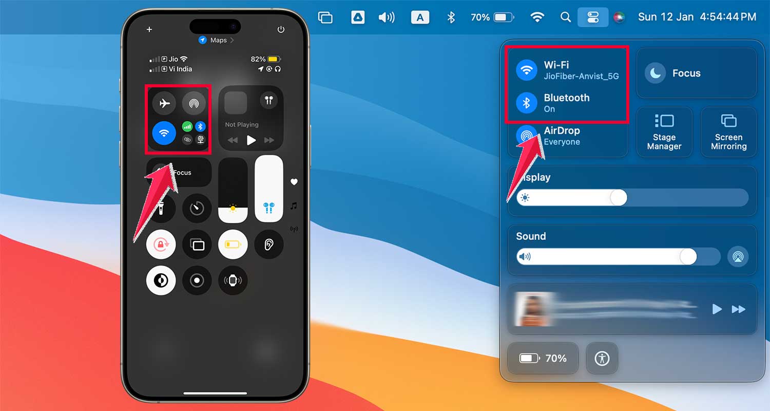 Check Your Connections both device