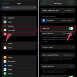 click on messages then turn off imessage