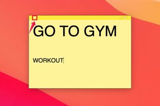 click on the small icon on mac note