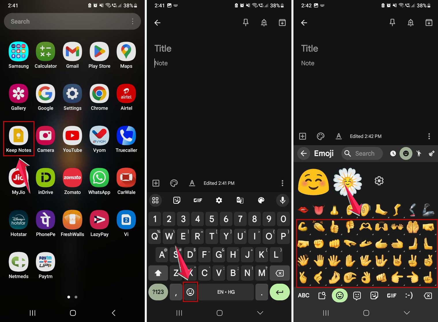 go to emoji in gboard in android go to emoji in gboard in android