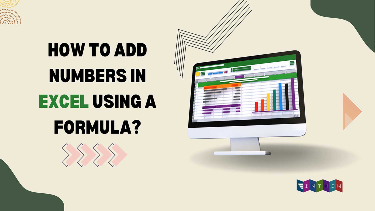 how to add numbers in excel using formula featured