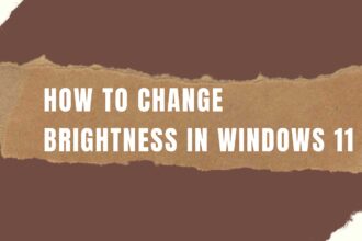 how to change brightness in windows featured