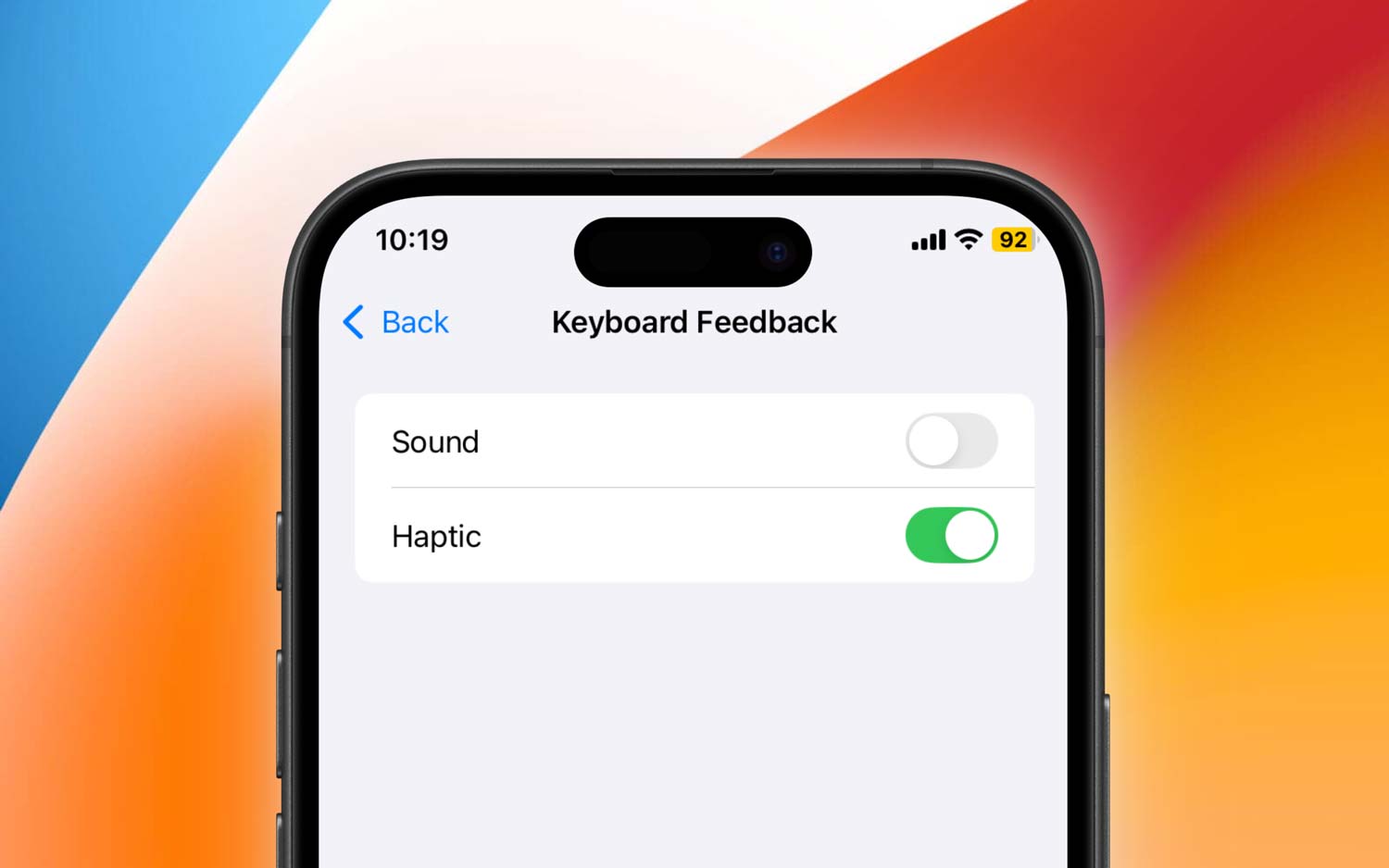 how to enable or disable keyboard vibration in settings featured