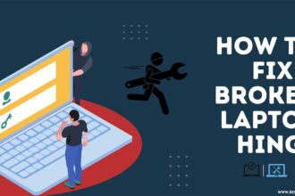 how to fix broken laptop hinge featured