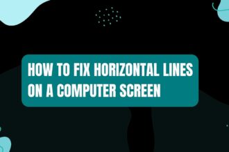 how to fix horizontal lines on computer screen featured