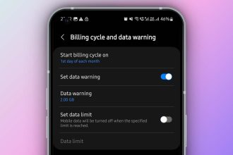 how to set mobile data warning and auto limit featured