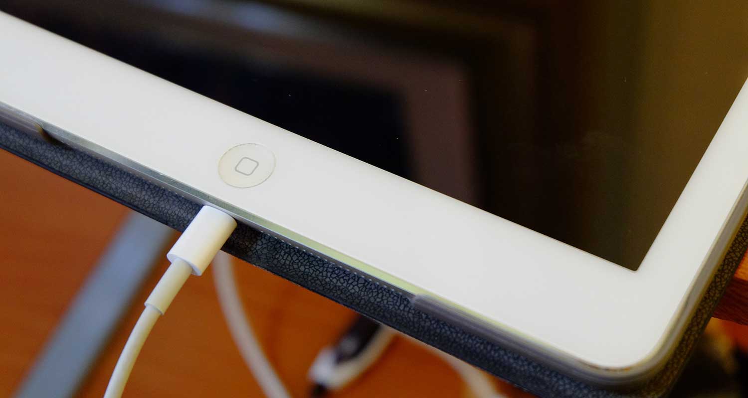 ipad charging
