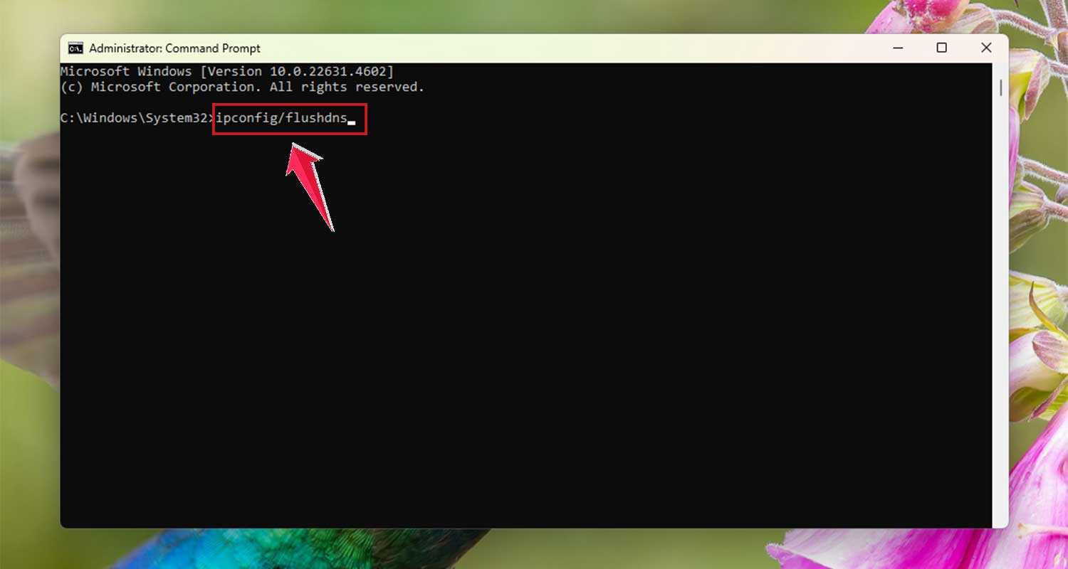 ipconfig command in cmd in windows