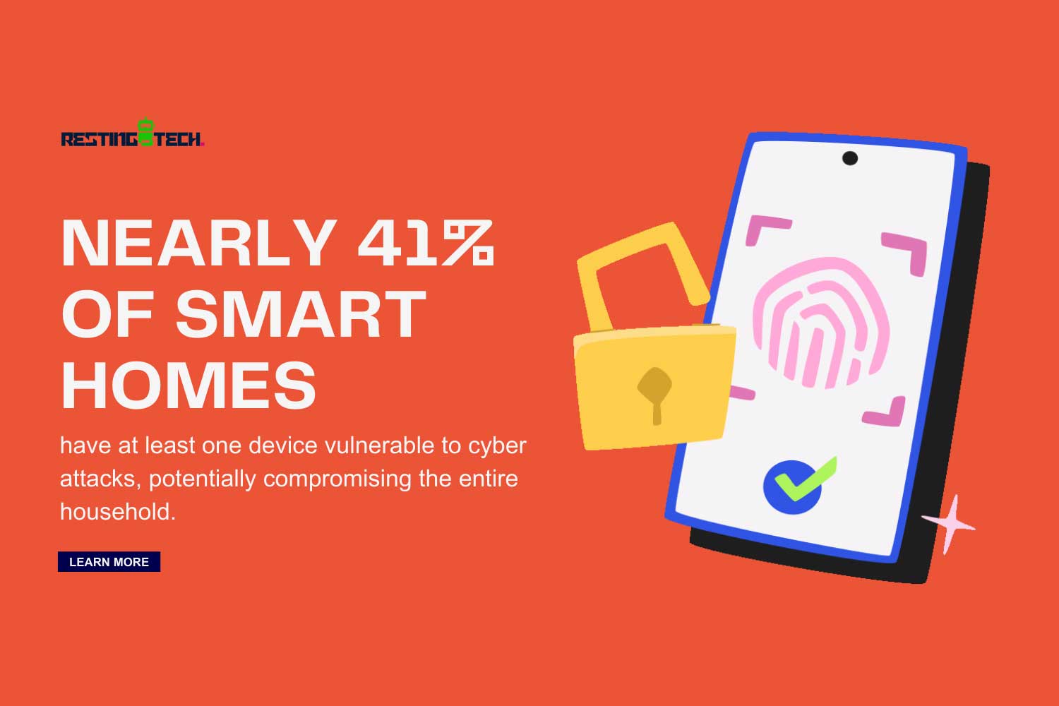 Nearly 41% of smart homes have at least one device vulnerable to cyber attacks, potentially compromising the entire household Nearly 41% of smart homes have at least one device vulnerable to cyber attacks, potentially compromising the entire household