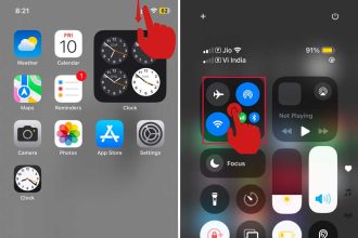 swipe down then press and hold wifi sections