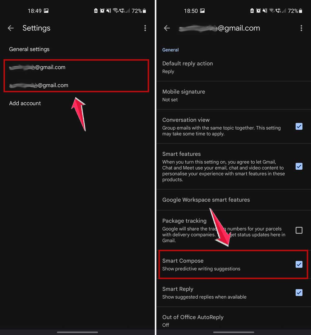 turn off smart compose in gmail app turn off smart compose in gmail app