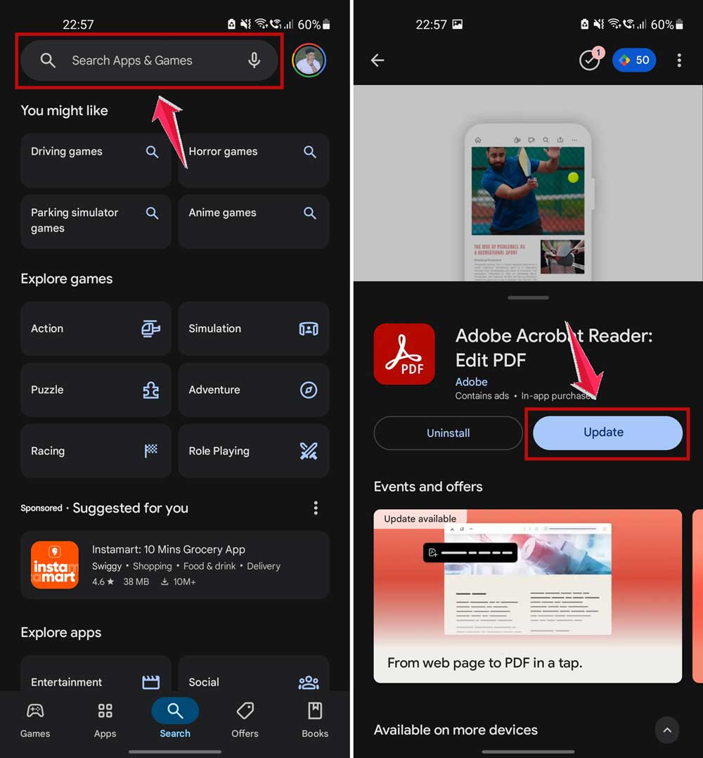 update pdf app in android update pdf app in android