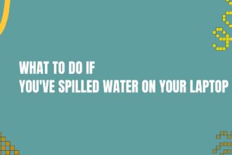 what to do if you have spilled water on your laptop featured